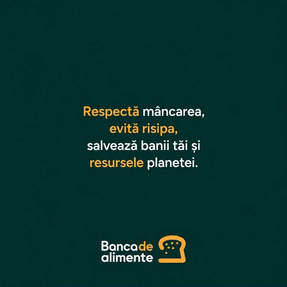 Hrana nu înseamnă doar produs, ci resurse, muncă și timp